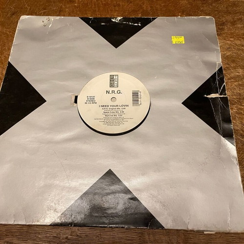 N.R.G. I Need Your Lovin 12" vinyl used, electronic