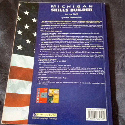 English book Skills Builder for the ECCE, like new