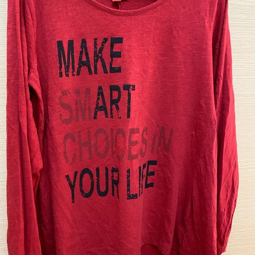 Spinter blouse red size L refurbished