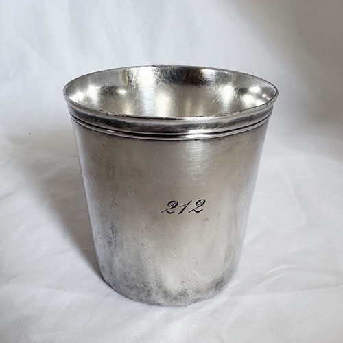 Christofle Silver-Plated Antique Cup from France 1910 used