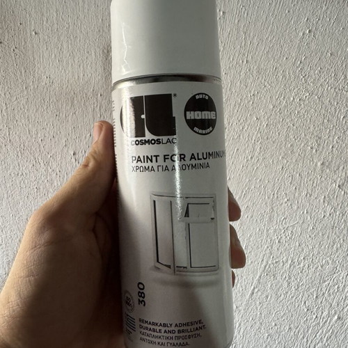 Paint for aluminum spray can like new