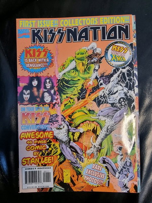 KISS - Kissnation #1 comic like new, Marvel Comics 1996