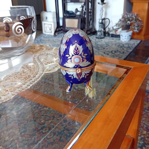 Decorative handmade porcelain egg jewelry box new