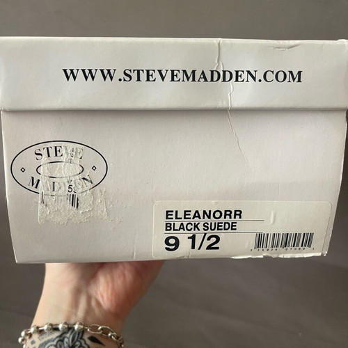 Steve Madden leather suede ballet flats like new, size 40, black