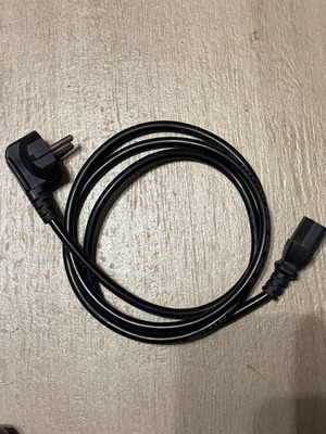 3 Pin Schuko C13 power cable used for pc, printers, monitors