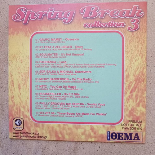 Spring Break Collection 3 CD used