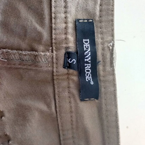Denny Rose khaki shorts size S like new with studs