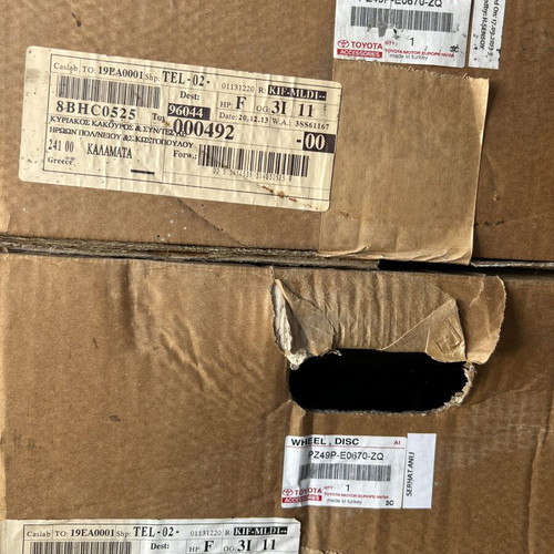 Toyota 15” steel rims new, set of 2 with bolts