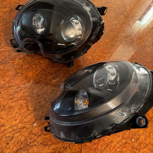 R56 Mini Cooper headlights painted like new