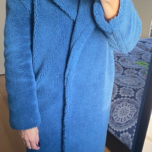 Teddy coat Only blue like new, minimally worn