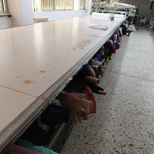 Fabric cutting workbench 12 meters used
