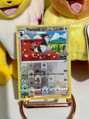 Tranquill Pokemon Go Reverse Holo like new