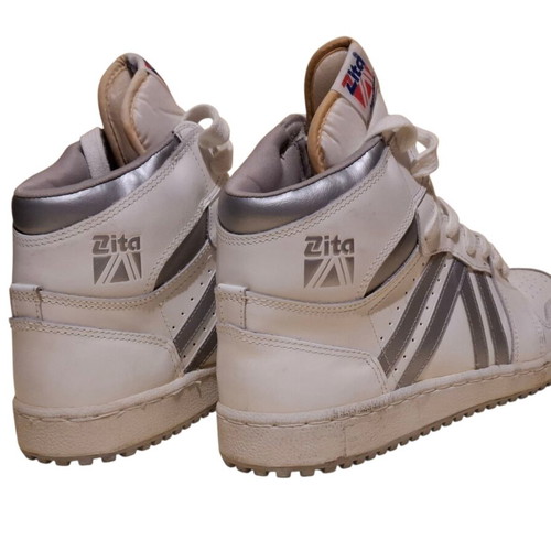 Zita vintage athletic shoes size 41, new, white and silver