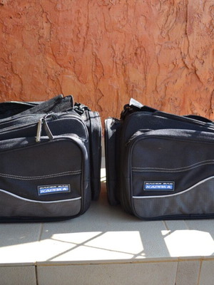 KAPPA fabric motorcycle side bags used