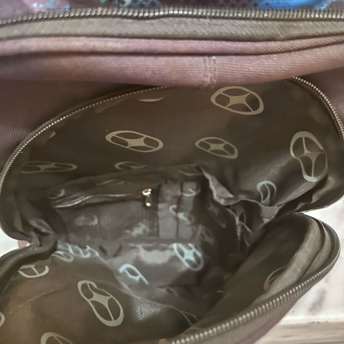 No Fear school bag used, wheeled with zippers