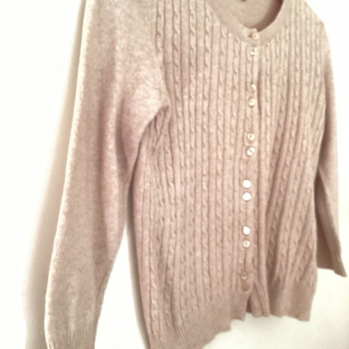 Zara Knit beige cardigan like new, size M