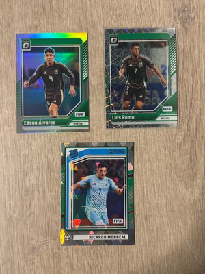 Mexico Panini Soccer Cards lot of 3 players 2024-2025 new