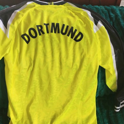 Borussia Dortmund Home 1995/96 Long Sleeve Shirt used size Large