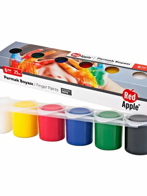 Δακτυλομπογιές Βαζάκια Σετ 6 Χρώματα x 25ml Καινούργιο