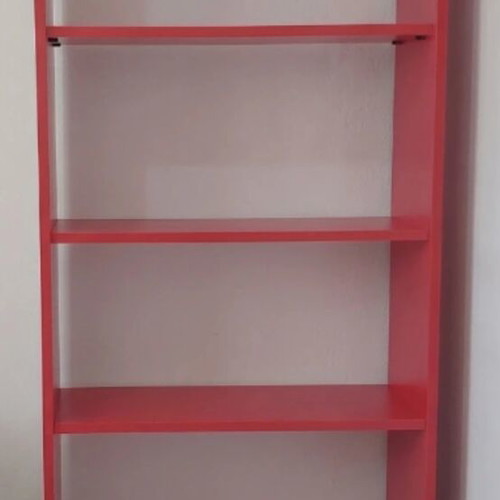 Bookcase red, like new