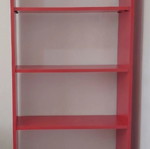 Bookcase red, like new