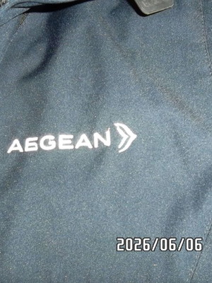 Jacket with hood size M by PROJOB like new, black and dark blue