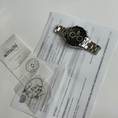Tag Heuer Carrera Chronograph Automatic CV 2010 like new, silver