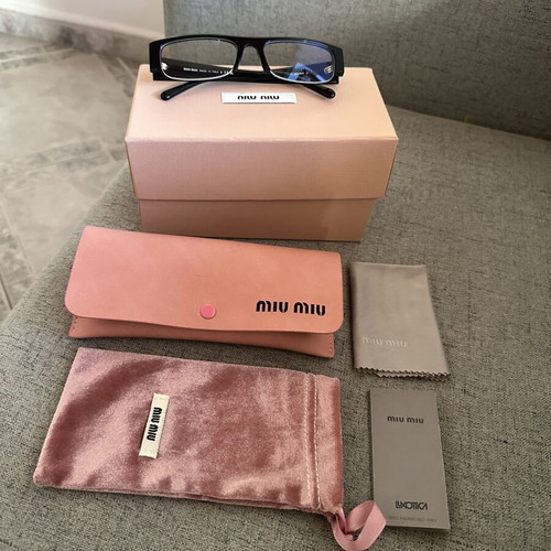 Miu Miu eyeglasses used, black