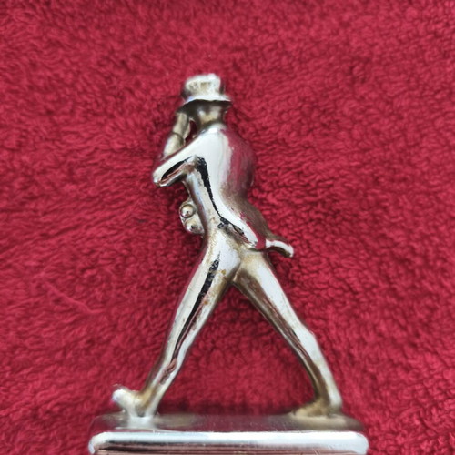 Johnnie Walker metal figurine used
