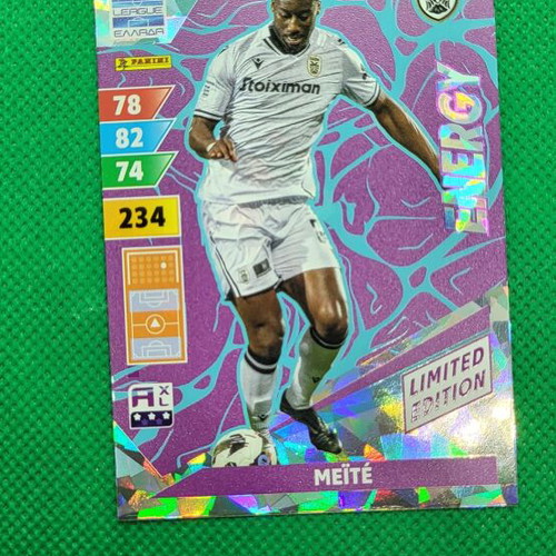 Meité PAOK Energy Limited Edition Panini Greek Superleague 24-25 card new