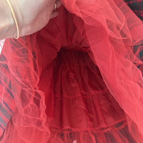 Next dress 4-5 years like new, red and green, 110 cm