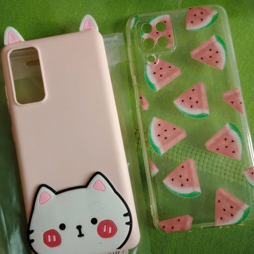 Galaxy A12 phone cases like new, pack of 2