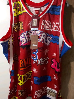 Mitchell and Ness Allen Iverson Sixers 1996-1997 men's basketball jersey new