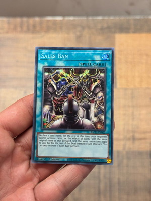 Yu-Gi-Oh Sales Ban BACH-EN063 1st Edition Secret Rare card like new