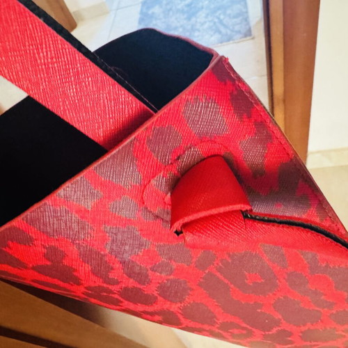 Tote bag Estée Lauder used, leopard print shoulder style