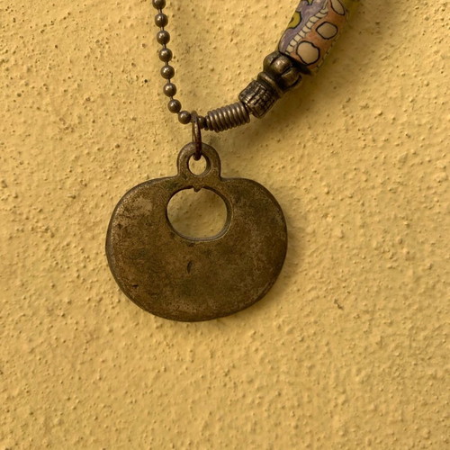 Set of 7 necklaces with various materials