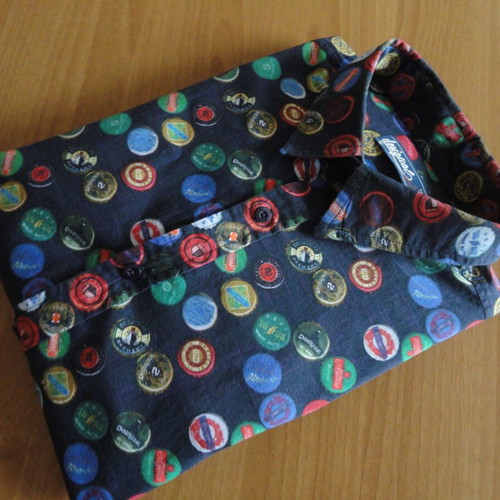 Desigual men's shirt XL like new, 100% cotton, colorful
