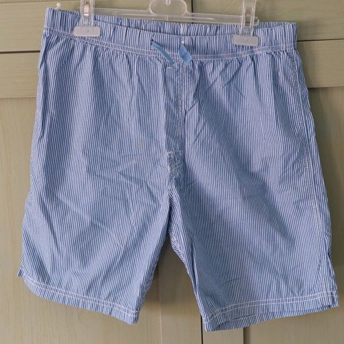 H&M striped bermuda like new, boys', age 12, white and blue