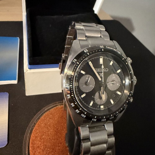Seiko Prospex Speedtimer 39mm Solar Chronograph used