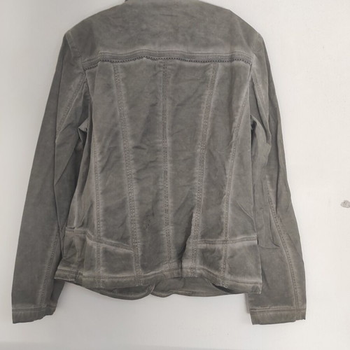 Women's gray jacket with vintage effect, new, size M