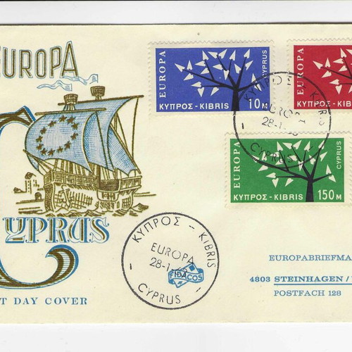 1963 Cyprus Europa Cept first day cover like new