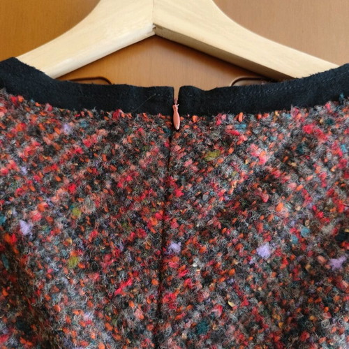 Benetton boucle dress like new, multicolor, size L