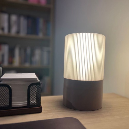 3D Printed Modern Spiral Table Lamp Large, made to order