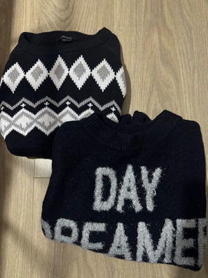 Sweaters used, 2 pieces H&M and Esmara