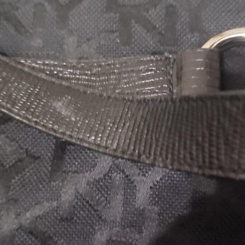DKNY shoulder bag used, black with logos