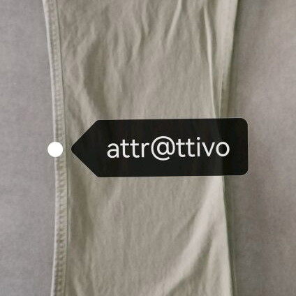 Attrattivo beige women's fabric pants like new, chino style, size S