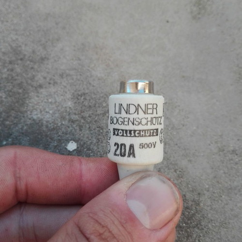 Lindner Diazed DII 20A fuses new, pack of 15