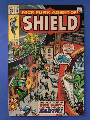 Nick Fury, Agent of S.H.I.E.L.D. 16 comic used, first Bronze Age issue