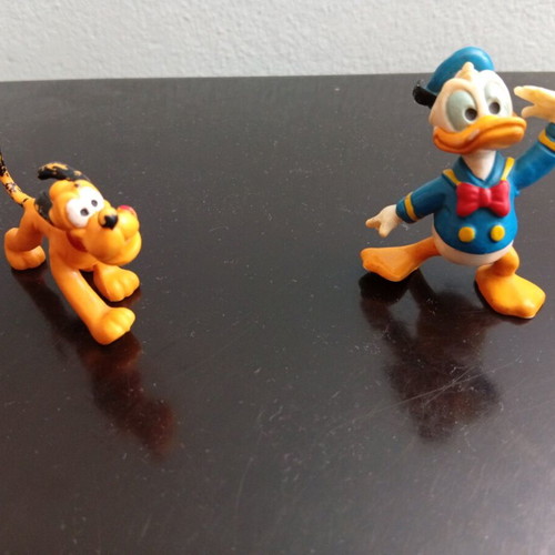 Bullyland figures Donald Duck and Pluto used