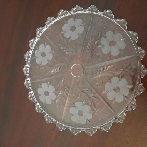 Crystal tray like new